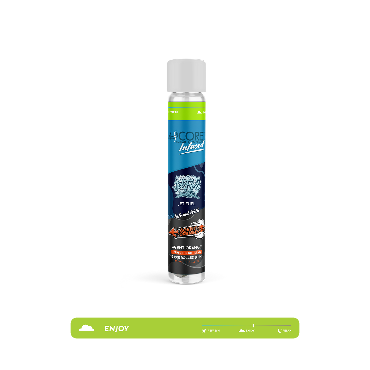 JET FUEL X AGENT ORANGE | INFUSED PRE-ROLL