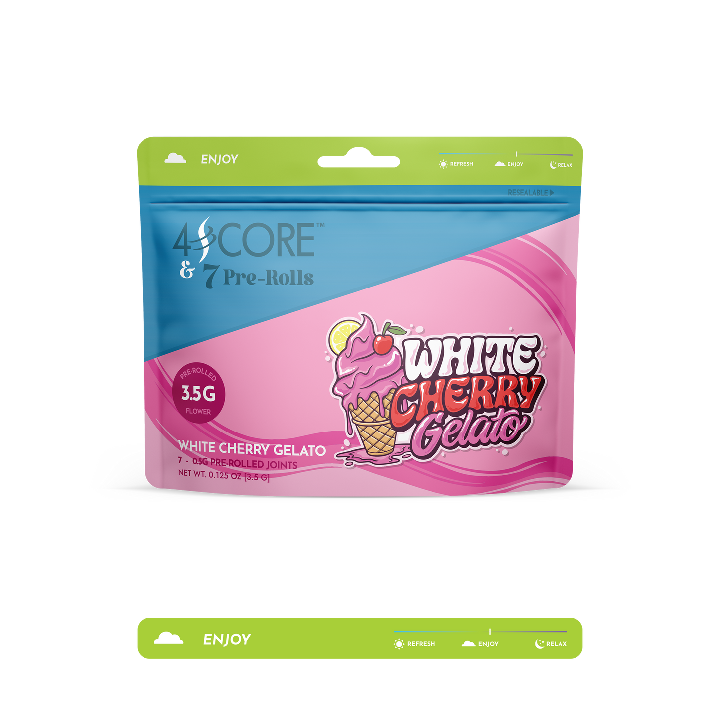 WHITE CHERRY GELATO | 7 PRE-ROLLS